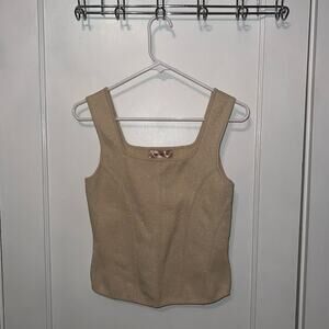 New Bailey 44 Women's Shine Sleeveless Knit Tank Top size M